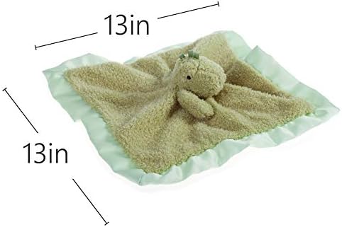 Apricot Lamb Dinosaur Security Blanket 13 Inches