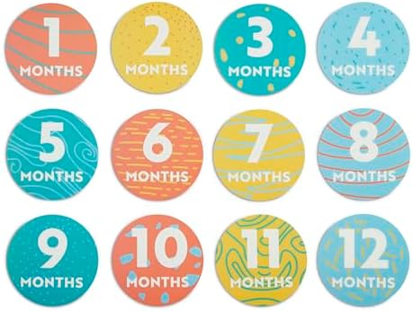 Delta Children Milestone Baby Blanket with 12 Space-Themed Cards