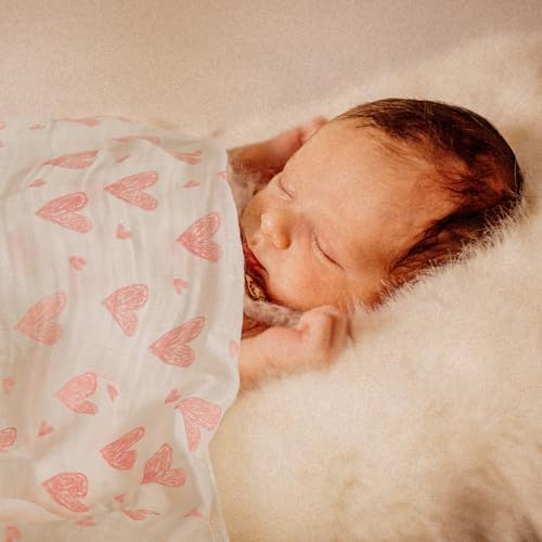 GLLQUEN BABY 4-Pack Swaddle Blankets 35x40
