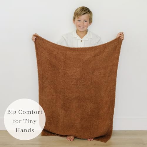 SARANONI Bamboni Caramel Receiving Blanket 30x40