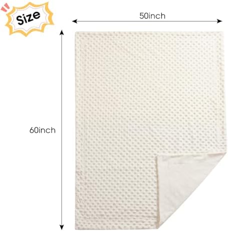 Davids Kids Micro Fleece Minky Blanket for Girls 50x60 Inches
