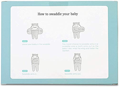 BlueMello Baby Swaddle Blanket for Newborns 0-6 Months 1