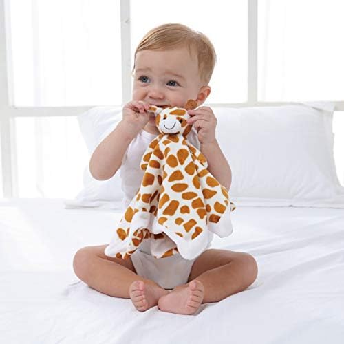 Apricot Lamb 14 Inch Yellow Giraffe Security Blanket