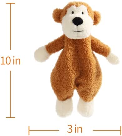 Apricot Lamb Brown Monkey Security Blanket