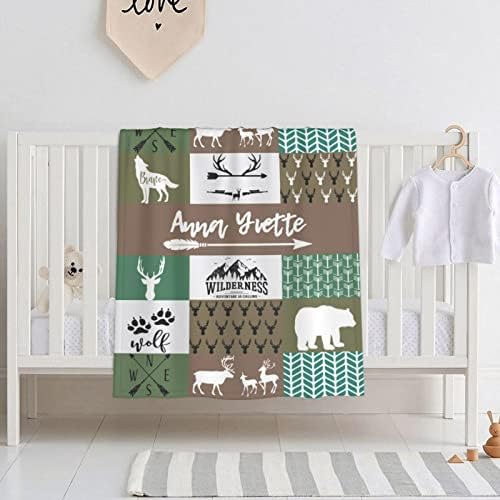 Personalized Baby Blanket for Boy with Name