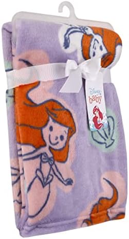 NoJo Disney Little Mermaid Plush Baby Blanket