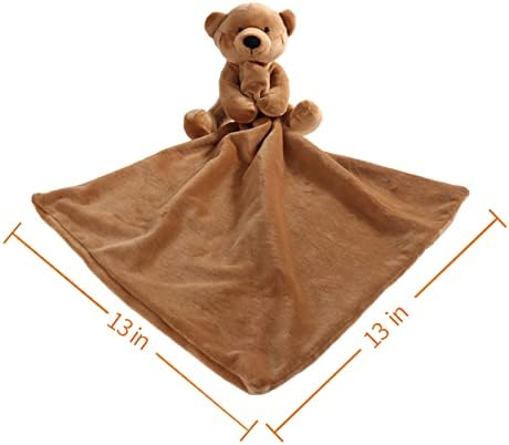 Apricot Lamb Brown Teddy Bear Bed Blanket 13 Inches