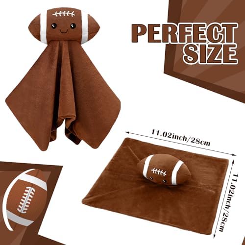 15 Inches Cute Football Design Snuggle Blanket