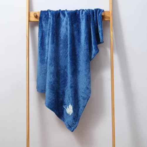 CREVENT 30X40 Fluffy Cozy Baby Blanket with Cute Sleeping Cat Design