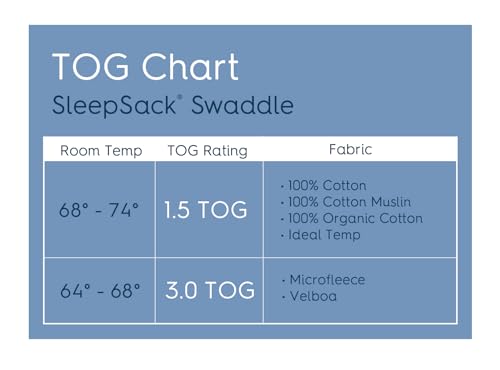 HALO Sleepsack Swaddle 3-Way Adjustable for Newborn 0-3 Months