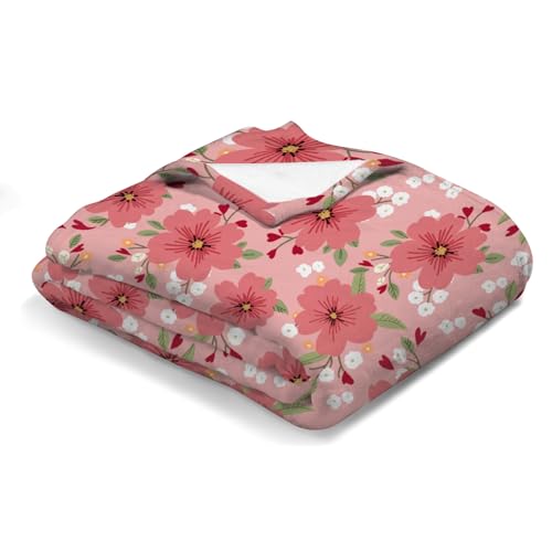 KASTLEE Love Blooms Baby Blanket for Girls and Boys
