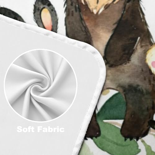 Deven Greenery Jungle Animals Cooling Blanket for Toddler