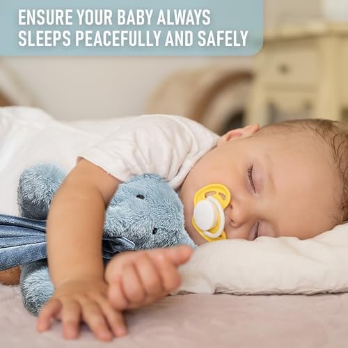Baby Lovey Blue Elephant Security Blanket for Newborns and Toddlers