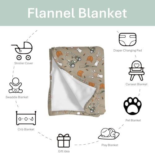 Soft Flannel Baby Blankets for Kids and Adults