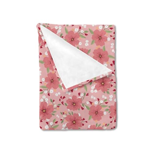 KASTLEE Love Blooms Baby Blanket for Girls and Boys