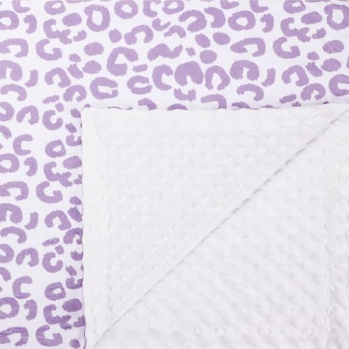 Super Soft Double Layer Minky Baby Blanket for Newborns