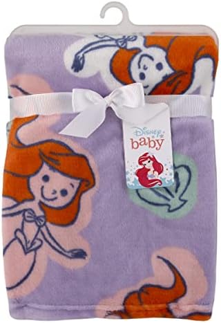 NoJo Disney Little Mermaid Plush Baby Blanket