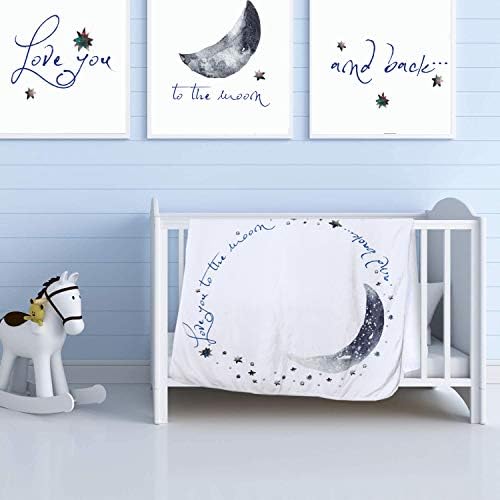 Yoothy Moon Baby Monthly Milestone Blanket - Boy Girl