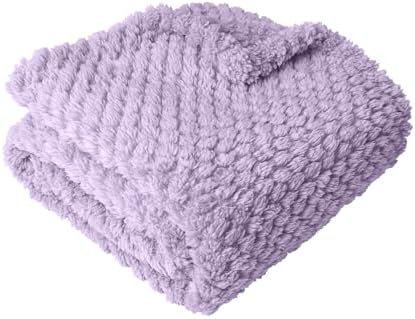 KENPERRY Ultra Soft Fleece Baby Blanket Purple 30 X 40