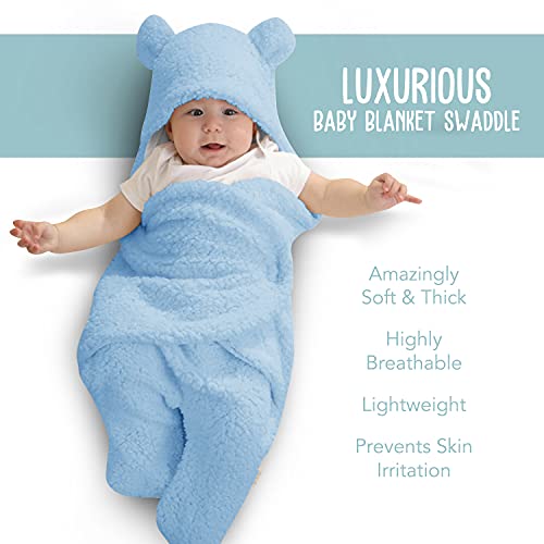 BlueMello Baby Swaddle Blanket for Newborns 0-6 Months 1