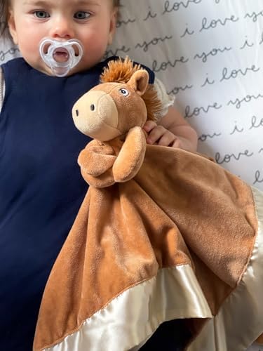 Yikes Twins Horse Lovey Blanket for Baby