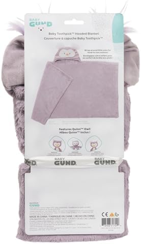 GUND Baby Lil Luvs Quinn Owl Hooded Blanket 1