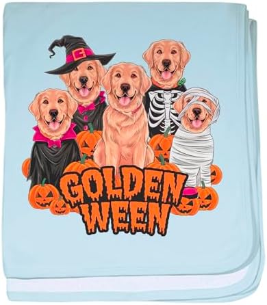 CafePress Golden Ween Halloween Baby Blanket
