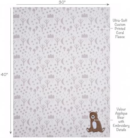 Bedtime Originals Sleepytime Bear Baby Blanket