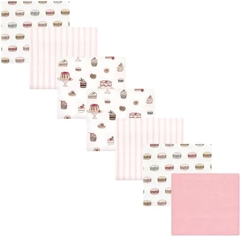 Luvable Friends Little Treasure Flannel Receiving Blankets 7pk 6