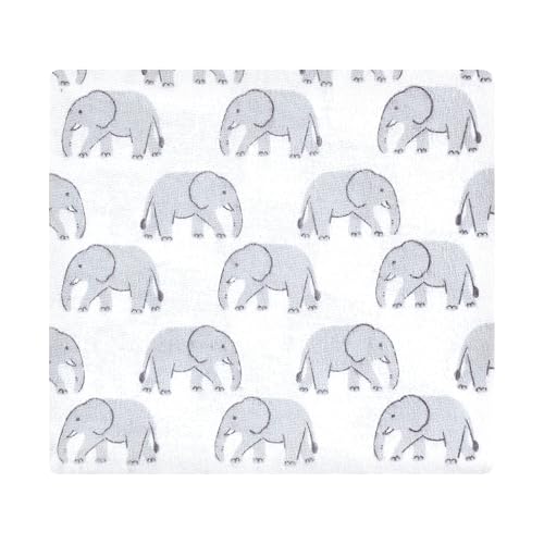 Hudson Baby Unisex Flannel Blanket 4-Pack Safari Friends