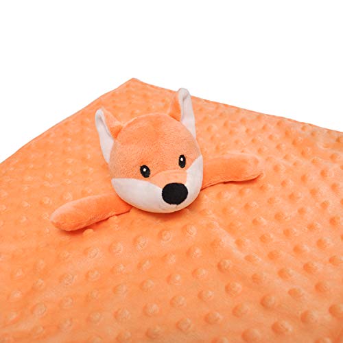 BORITAR Christmas Fox Baby Security Blanket 14 Inch