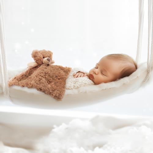 Apricot Lamb Soft Lovey Blanket for Babies 138x138 Inches