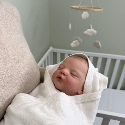 JetBo BABY Cashmere Receiving Blanket with Hood