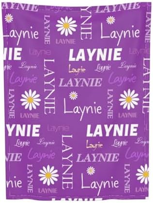 Personalized Baby Blanket With Name by GUPOXI