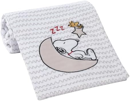Bedtime Originals Snoopy Applique Fleece Blanket