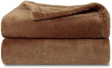 NANPIPER Coffee Brown Baby Blanket - 30x40 Inches
