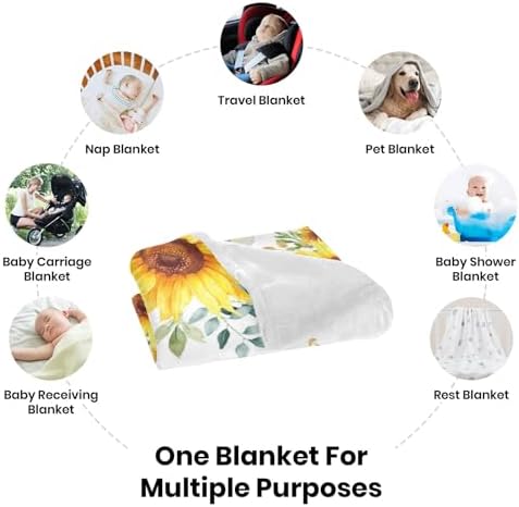 Custom Elephant Baby Blanket with Name - Soft Fleece Blanket for Newborn