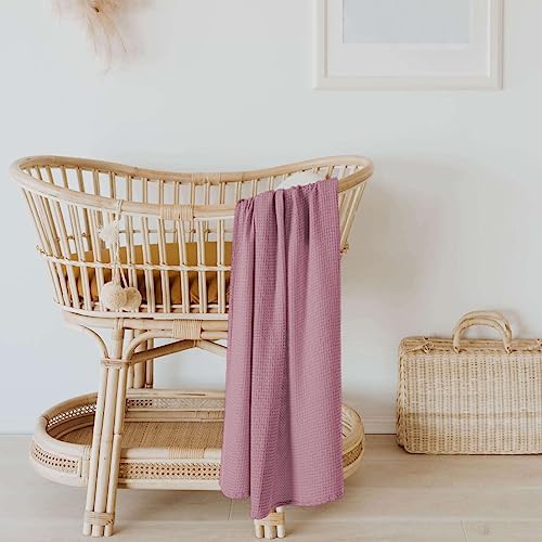 Kloovete 36 x 40 Inch Waffle Weave Cooling Blanket