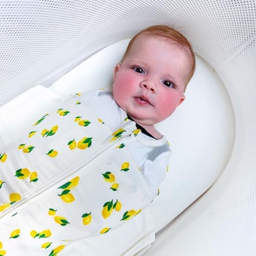 Happiest Baby SNOO Sleep Sack - Organic Cotton Swaddle for Healthy Hips