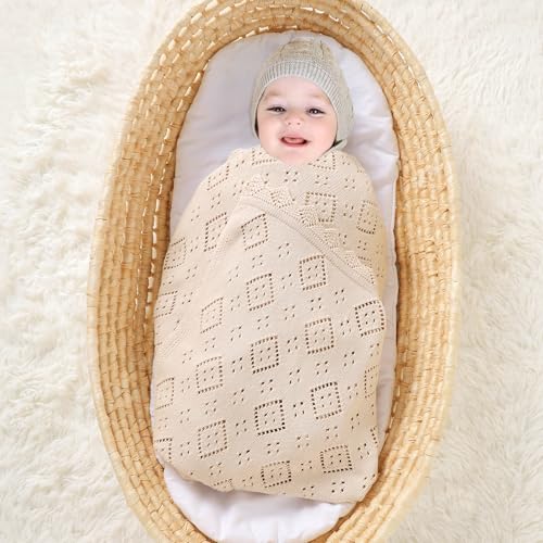 Mimixiong 100 Cotton Swaddle Blanket for Baby