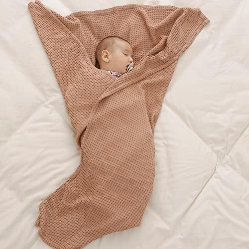 Kloovete 36 x 40 Inch Cooling Waffle Weave Blanket