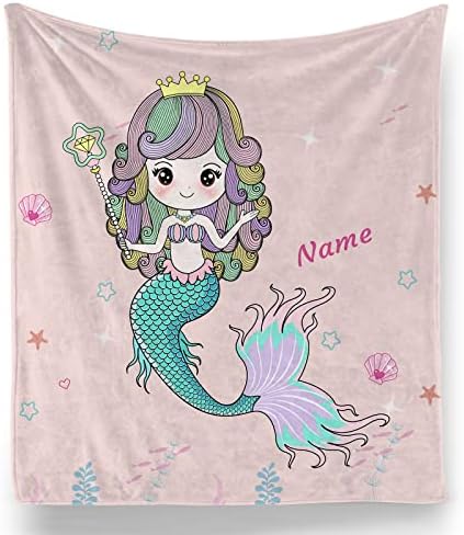 Personalized Baby Throw Blanket with Name and Birth Date