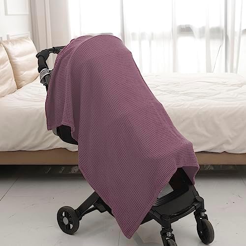 Kloovete 36 x 40 Inch Waffle Weave Cooling Blanket