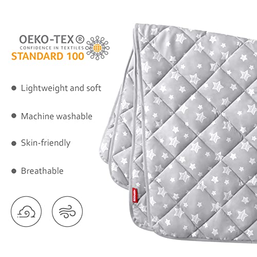 Moonsea Baby Blanket 2 Pack Cozy Star Print Quilted Blankets