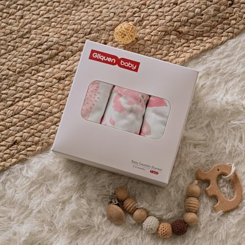GLLQUEN BABY Swaddle Sack 3-Pack for Newborn 0-3 Months