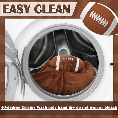 15 Inches Cute Football Design Snuggle Blanket