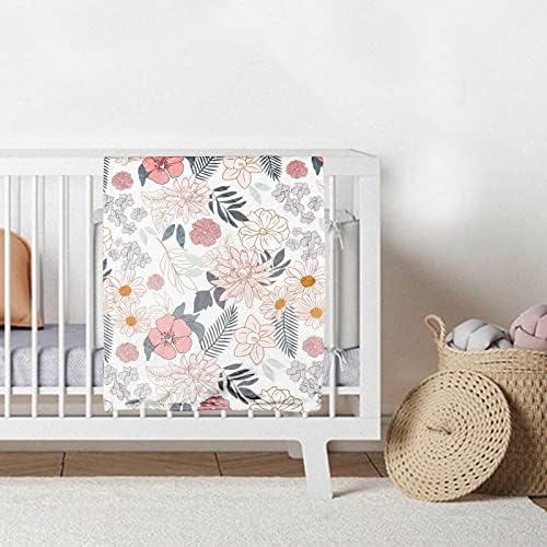 HNHUAMING Baby Blanket with Dotted Backing