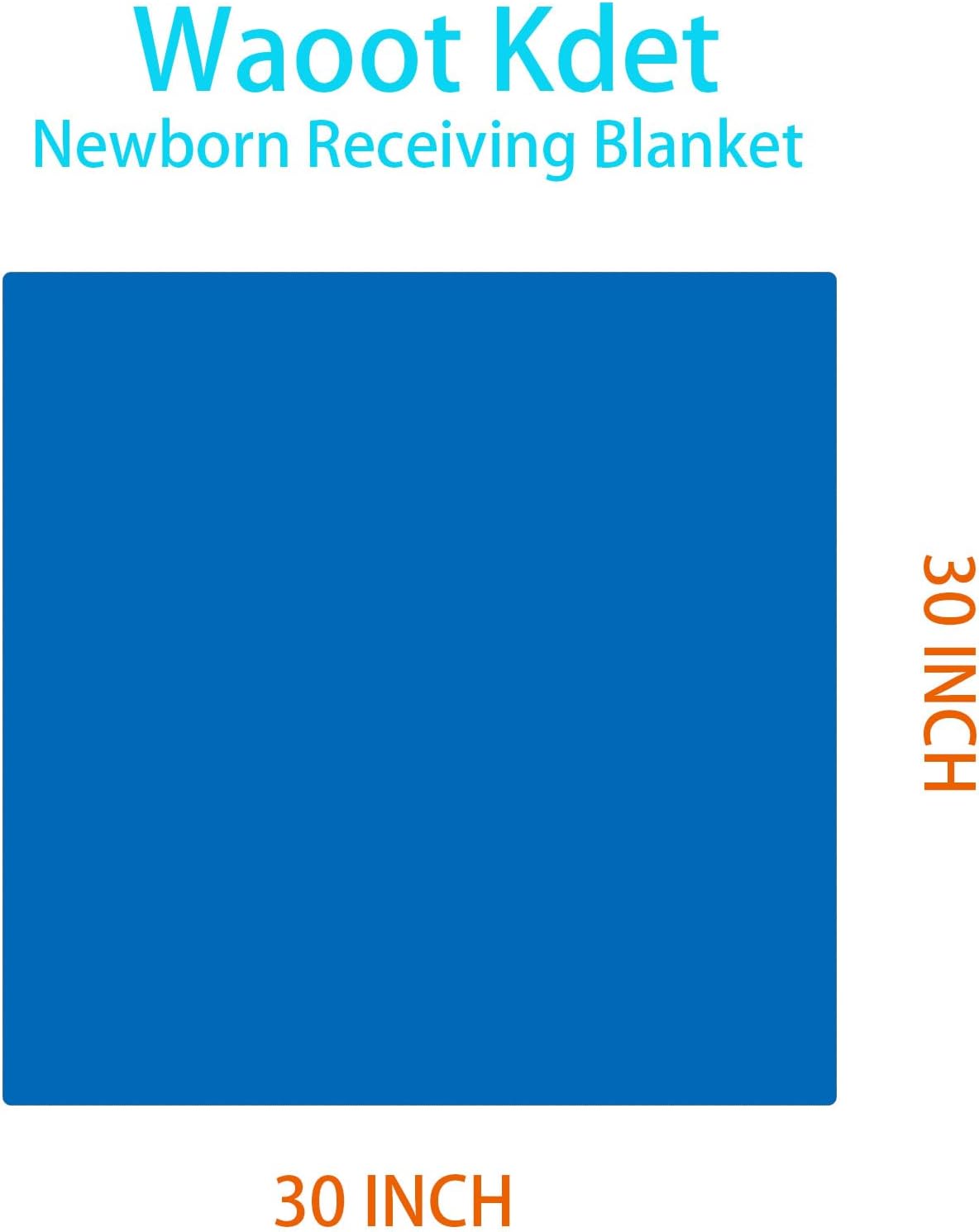 Waoot Kdet Cotton Flannel Receiving Blanket 8 Pcs