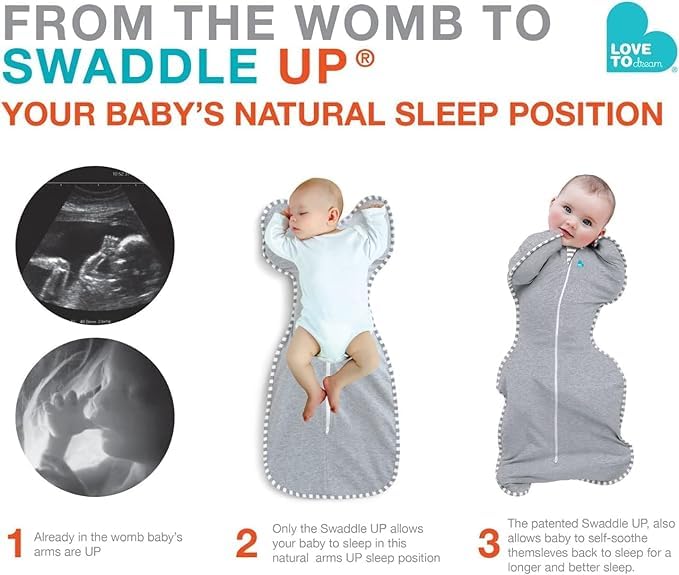 Love to Dream Swaddle UP Baby Sleep Sack Organic Cotton Cream