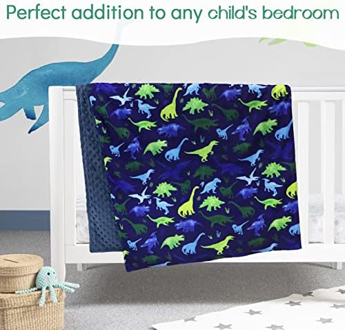 TANOFAR Fleece Baby Blanket with Dinosaur Print 1
